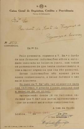 Correspond&ecirc;ncia recebida