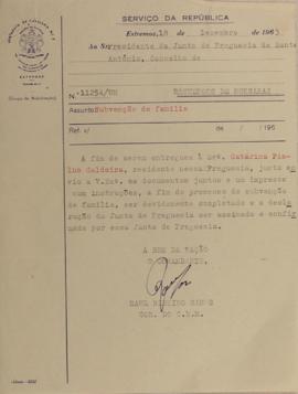 Correspond&ecirc;ncia recebida