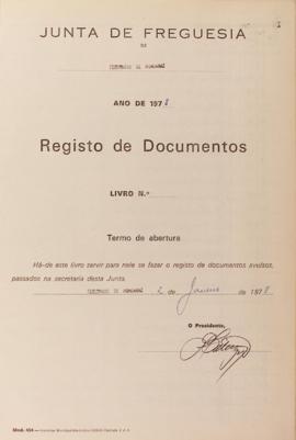Registo dos documentos avulsos emitidos pela Junta de freguesia