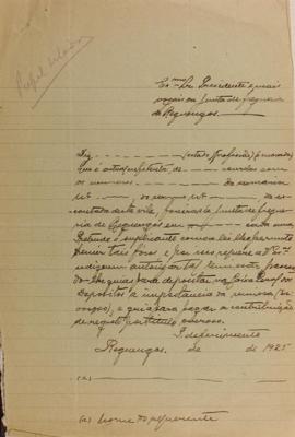 Correspond&ecirc;ncia recebida