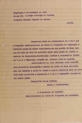 Correspond&ecirc;ncia recebida