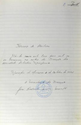 Actas das sess&otilde;es da Direc&ccedil;&atilde;o da Sociedade Art&iacute;stica Reguenguense