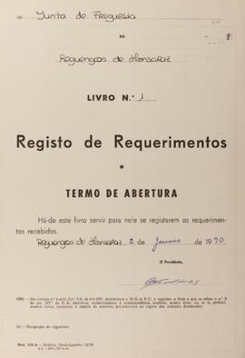 Registo de requerimentos